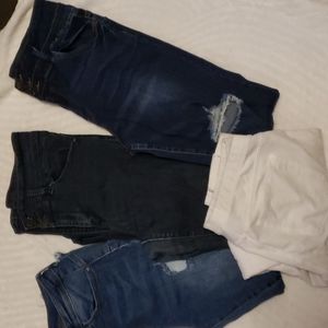 𝅺Womens jean lot sz 11 high waisted